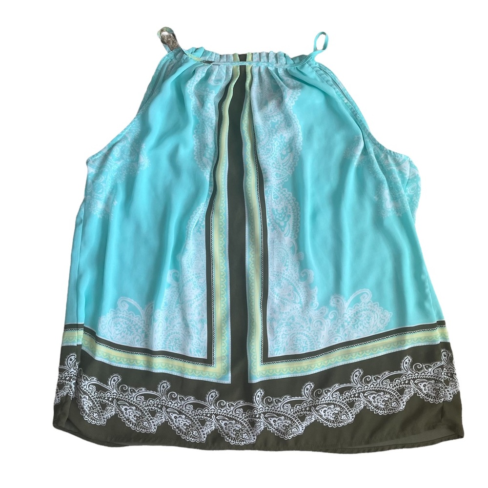 New York & Company Sleeveless Casual Blouse size XL